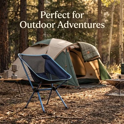 Moon Chair Oxford Cloth Skladací štýl Skladací Camping Rybárstvo Vonkajší BBQ Lounge Prenosný vonkajší nábytok s opierkou